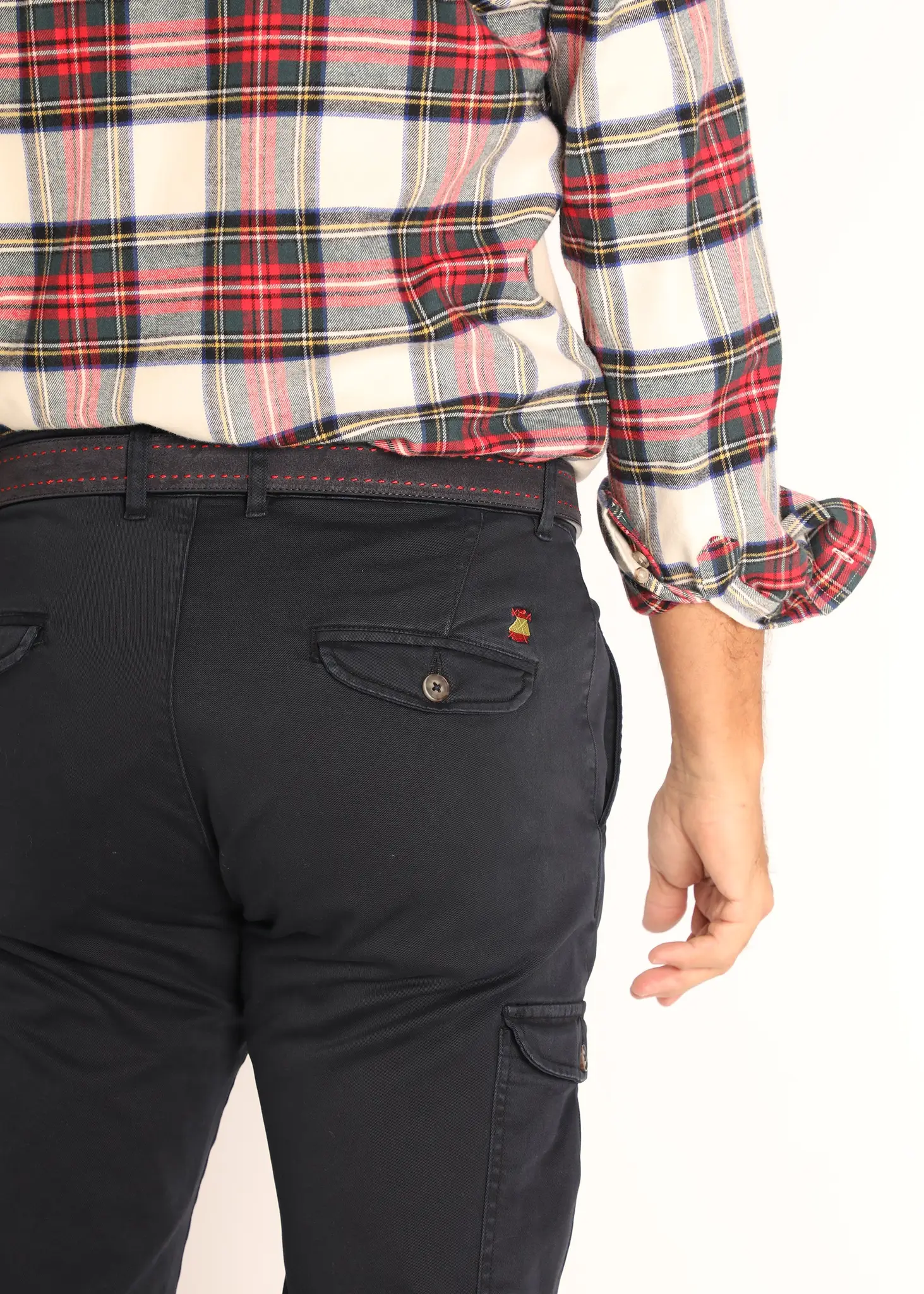 Pantalón Cargo Marino Logo España Hombre - Imagen 3