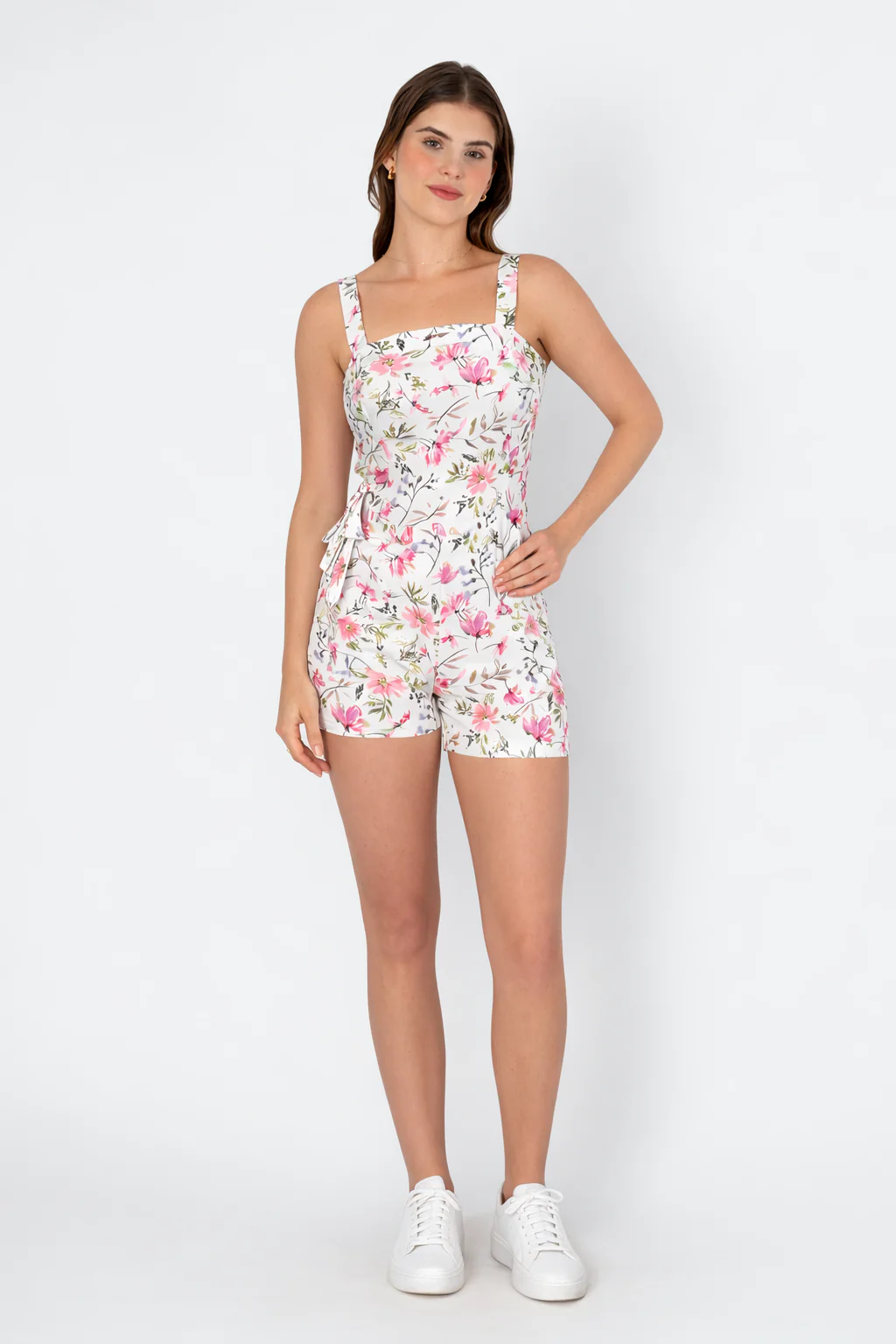 Jumpsuit corto estampado floral