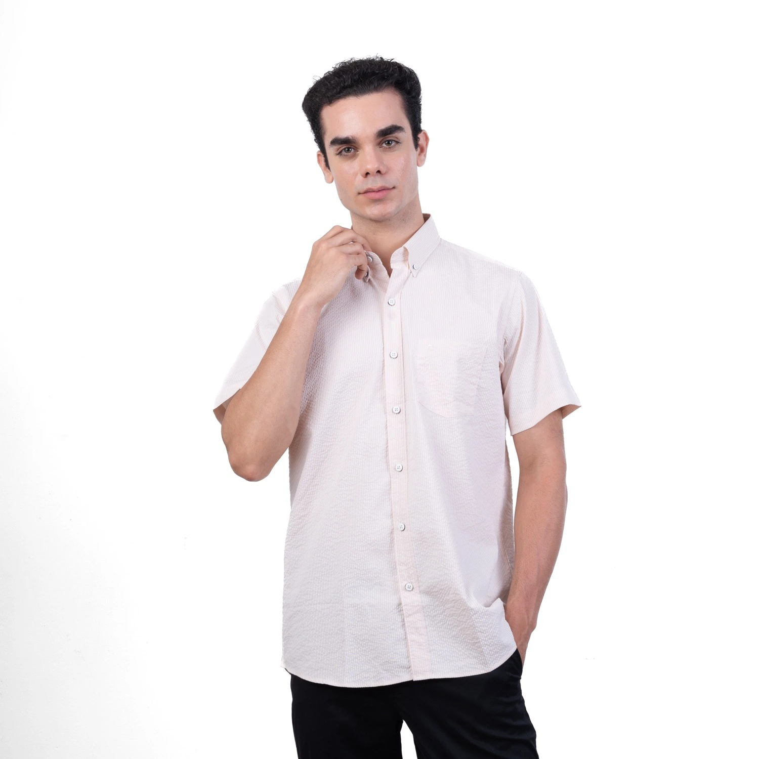 Camisa ML Etiqueta Azul con diseño frances PC-62638CAA - Imagen 6