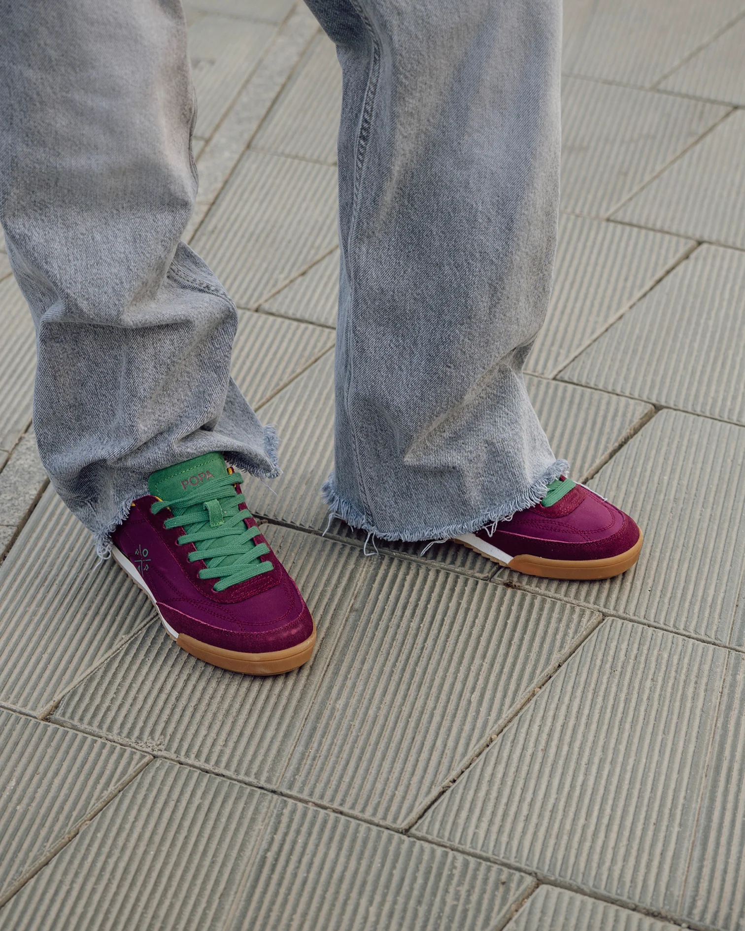 Zapatilla Muse Serraje Burdeos - Imagen 8