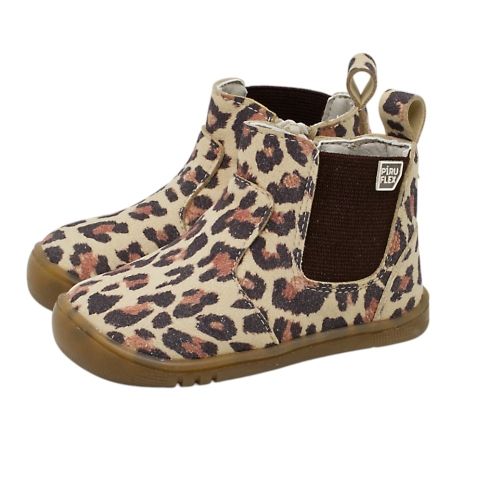 Botas respetuosas veganas niña PIRUFLEX – Animal Print - Imagen 2