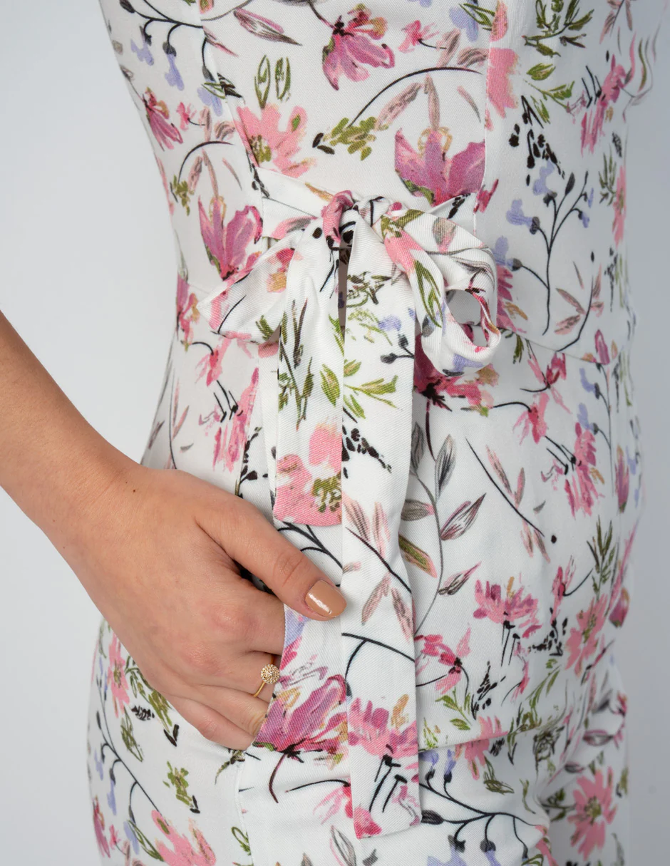 Jumpsuit corto estampado floral - Imagen 5